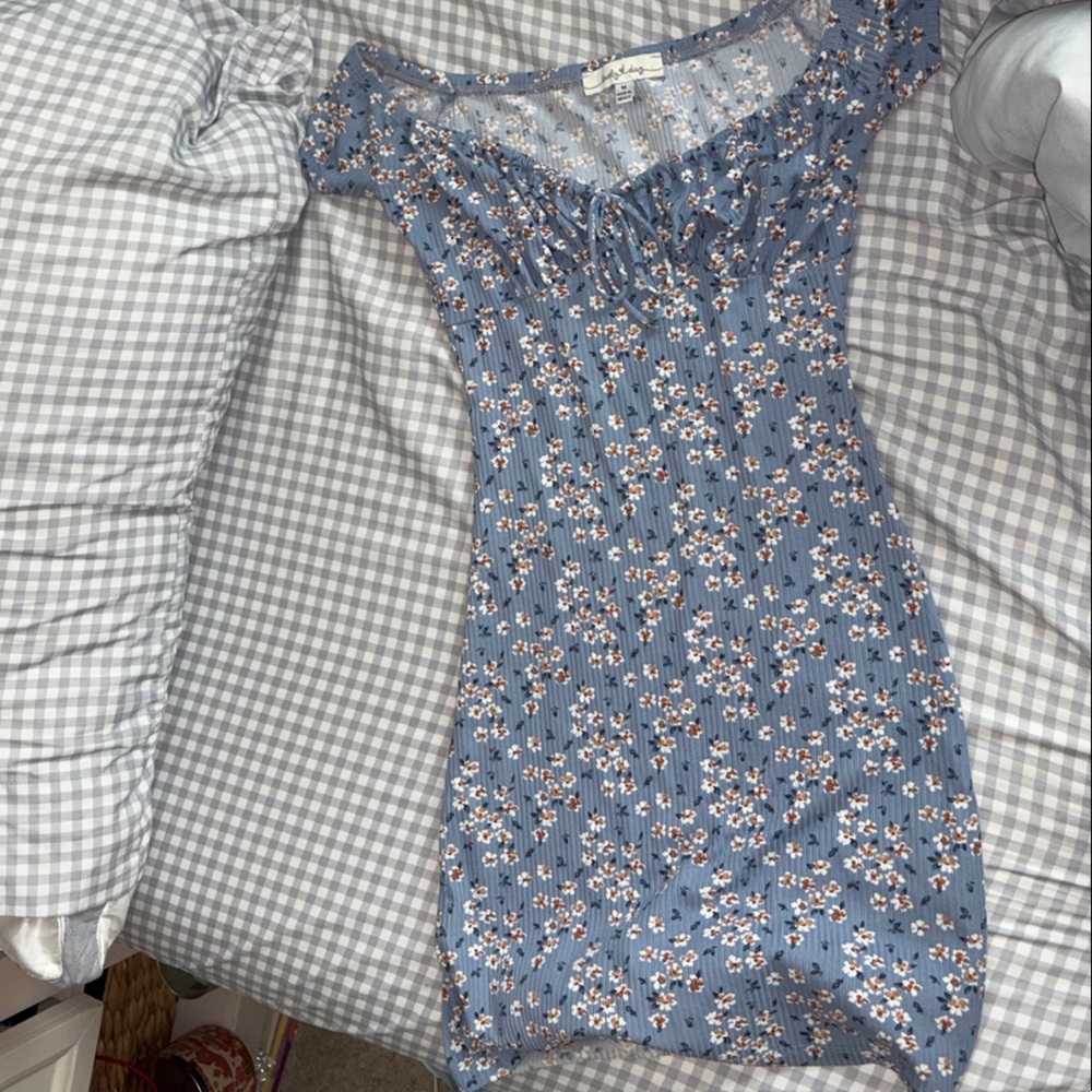 Lovely Day Blue Floral Top